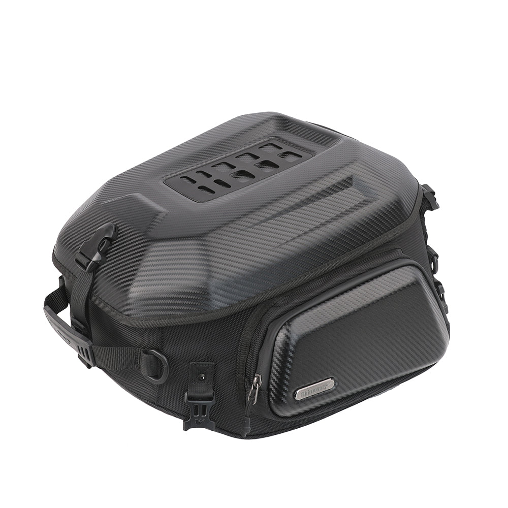 RHINOWALK MT2335 23L-35L Expandable Hardshell Motorcycle Tail Bag Polyester Backpack Shoulders Bag RHINOWALK MT2335 23L-35L Expandable Hardshell Motorcycle Tail Bag Polyester Backpack Shoulders Bag